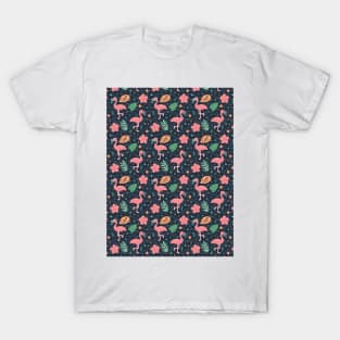 Cool Flamingo! (Pattern) T-Shirt